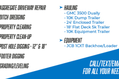 Gaged Out Business Card Back