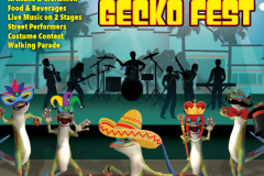 Gecko Game Night Poster